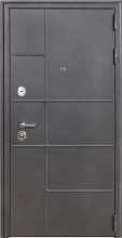 Изображение товара Входная дверь L-24 ФЛ-659 nussbaum черная патина винорит